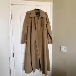 Massimo Dutti Camel Wool Coat